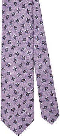 Robert Talbott Robert Geometric Print Best of Class Necktie in Lavender at Nordstrom