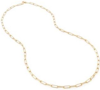 Monica Vinader Alta Textured Chain Necklace in 18Ct Gold On Sterling at Nordstrom Rack