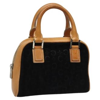Celine Pre-owned Suede handbags - Dames - Vintage Handtas - Zwart - ONE Size - Leer - Vintage