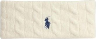 Ralph Lauren Kabelgebreide hoofdband - Dames - Accessoires - Wit - ONE Size - Accessoires