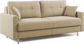 Divani.Store Megan Sof&aacute; Convertible En Microfibra Extra&iacute;ble 188 Cm (mat. 140x197) Beige