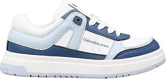 Calvin Klein Blauwe Vetersneakers Urban Stijl - Heren - Sneakers - Veelkleurig - 38 EU - Schoenen