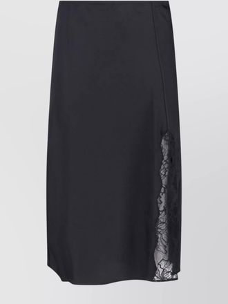 Calvin Klein lace detail midi length with side slit