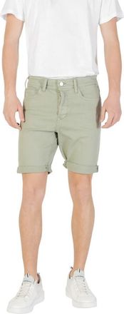 Replay Cotton Bermuda Shorts - Heren - Korte Broeken - Groen - W36 - Katoen - Korte Broeken