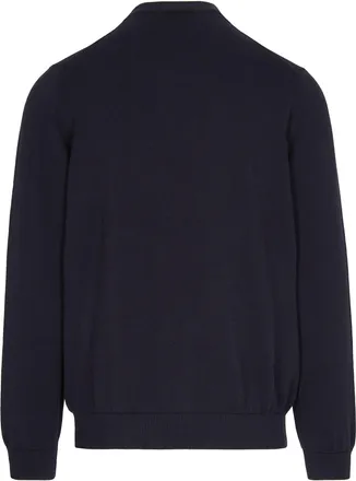 Lacoste Mens Crew Neck Jumper Black Cotton Polyamide Jumpers Sweater