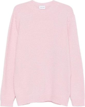 Scaglione Boucl&eacute; trui met ronde hals - Heren - Ronde hals truien - Roze - L - Truien & Vesten