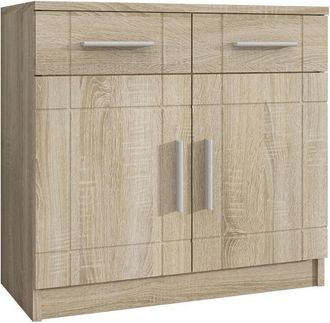 Mirjan24 C&oacute;moda Tucson 144, Roble Sonoma, Con Cajones Y Puertas, N&uacute;mero De Cajones: 0, 70x69x37cm