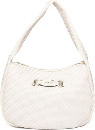 Guess Francy Woven Hobo - Dames - Schoudertassen - Beige - ONE Size - Tassen