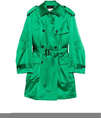Dries Van Noten Belted Double-breasted Trench Coat
