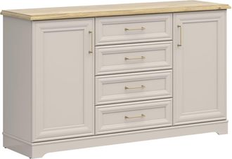 Petits Meubles Aparador 2 puertas 4 cajones estratificado 154cm