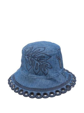 Zimmermann Denim Bucket Hat-Donna