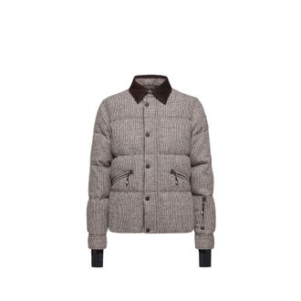 Moncler Moncler Elgon Wool Down Ski Jacket, Men, Grey, Size: 2