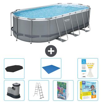 Bestway Piscina Bestway Power Steel Oval - 549x274x122 Cm - 8-piezas S546