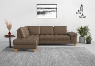 Sit&more Ecksofa »Westham L-Form« mit Ottomane, mit oder ohne Bettfunktion, Bettkasten, Verstellung