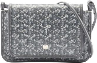Goyard 2010-2025 Goyardine Plumet Pocket Wallet crossbody bag - Grey