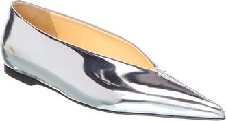 Proenza Schouler Slash Leather Flat