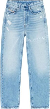 Diesel 1981 D-Went - Dames - Loose Fit Jeans - Blauw - W27 - Katoen - Jeans