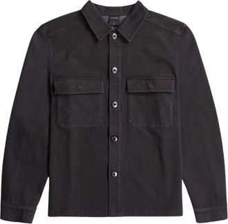 G-Star Hombre, Camisas, Negro, Talla: S