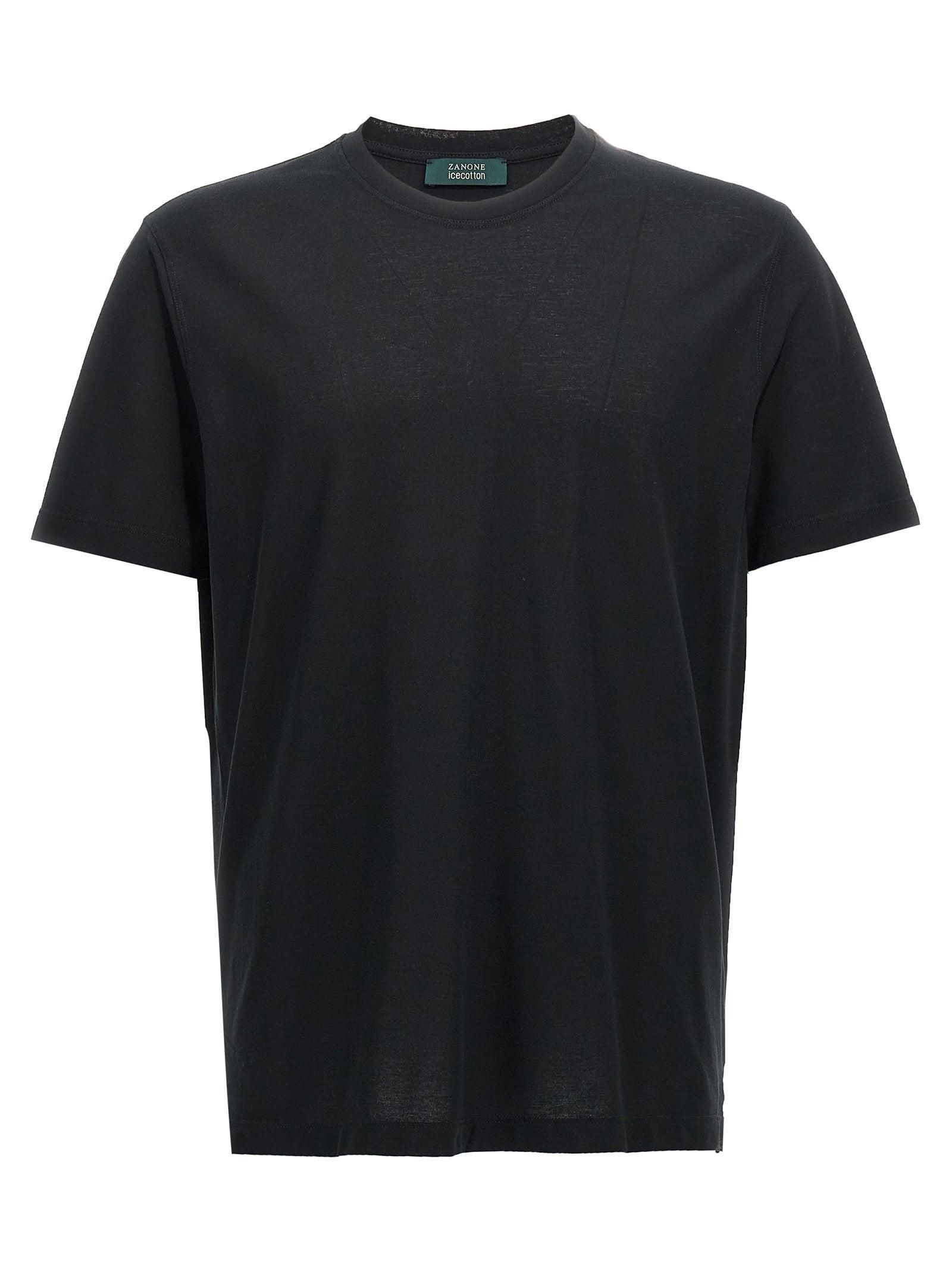 Tシャツ・カットソー Zanone T-shirts Grey ZANONE（ザノーネ）ガーメントダイアイスコットンスムースS/S