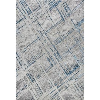 Jonathan Y Designs Slant Modern Abstract Area Rug in Gray/blue at Nordstrom, Size 2Ft 0In X 8Ft 0In