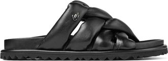 Jimmy Choo London Kes slides - women - Leather - 38 - Black