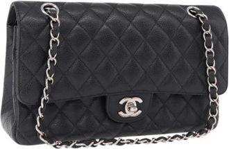 Chanel Pre-owned Vintage Schoudertas - Dames - Vintage Schoudertas - Zwart - ONE Size - Leer - Vintage