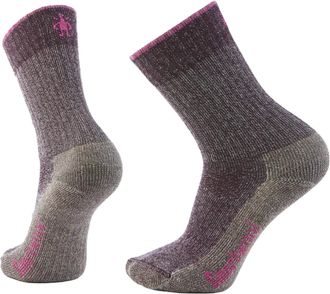 Smartwool Hike Classic Edition Light Cushion Second Cut Crew Socks Purple XL