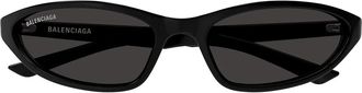 Balenciaga Sunglasses Bb0402 S 001 Black/Grey Women