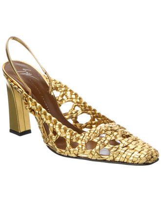 Giuseppe Zanotti Brenda 90 Leather Slingback Pump