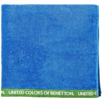 Benetton Toalla De Playa 90x160cm 380gsm 100% Algod&oacute;n Velour Azul Rainbow
