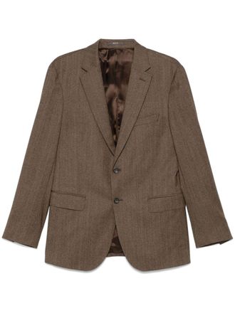 Boggi Milano Blazer con motivo pied-de-poule - Marrone