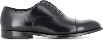 Doucal's Oxford in pelle - Nero
