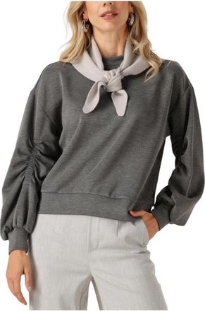 Minus Sabi Sweat - Dames - Sweatshirts - Grijs - XS - Polyester - Hoodies & sweatvesten