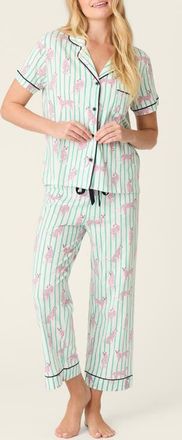 PJ Salvage Whimsy Print Pajamas in Mint at Nordstrom, Size X-Large