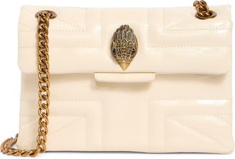 Kurt Geiger Kensington Mini Quilted Crossbody Bag in Cream at Nordstrom Rack