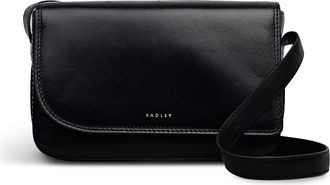 Radley London Pocket Street Small Flapover Crossbody Bag in Black at Nordstrom