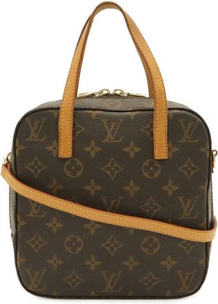 Louis Vuitton Brown Coated/Waterproof Canvas Spontini (Authentic Pre-Loved)