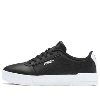 Puma (WMNS) PUMA Carina Leather Black White 370325-22