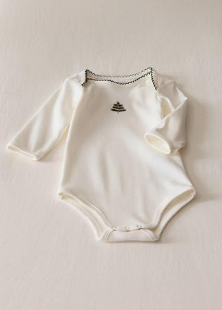 Mango PYJAMA JUMPSUIT BAUBL bianco avorio - Home - 9-12 mesi - MANGO HOME