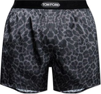 Tom Ford Zijden lingerie shorts - Heren - Onderbroek - Grijs - XL - Ondergoed