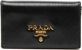 Prada Black Leather Coin Purse/Coin Case (Pre-Owned)