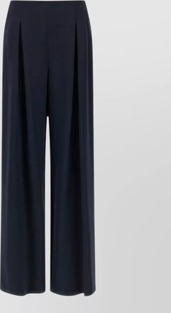 Max Mara silk wide-leg trousers