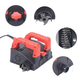 OEM Cepilladora El&eacute;ctrica, Profundidad Regulable, Alto Rendimiento, Color Rojo