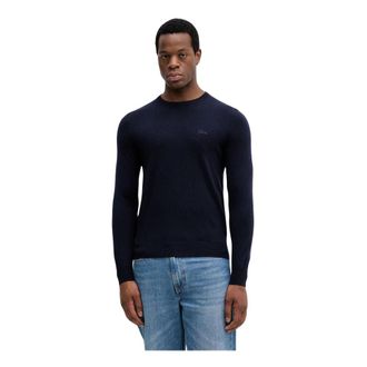 Guess Truien & Vesten, Heren, Blauw, XL, Wol, Daniel Ronde Hals Trui