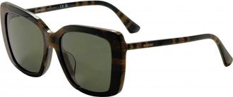 Burberry Womens BE4456F 54 416971 Sunglasses - Green - One Size