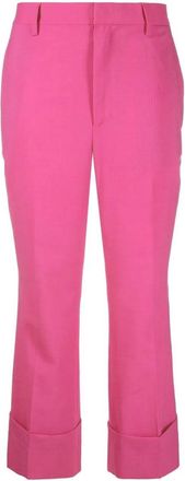 Dsquared2 Pink Straight Flat Front Pant