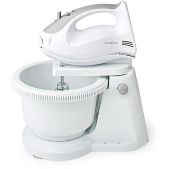 Nedis Kahm110cwt Batidora Batidora De Mano 200 W Gris, Blanco