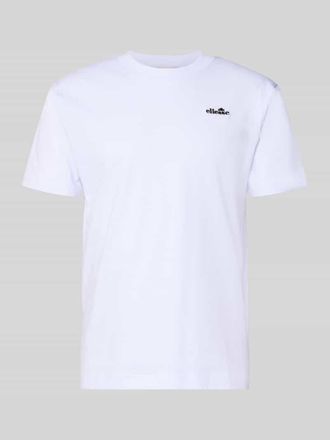 Ellesse T-Shirt mit Label-Stitching Modell ACCIANO CLASSIC in Weiss, Gr&ouml;&szlig;e XXL