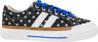 Corkys Footwear Womens Thats Her Lace Up Sneakers In Black With Oversized Stars
