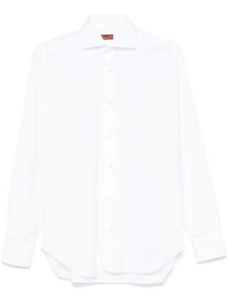 Barba Katoenen overhemd - Wit